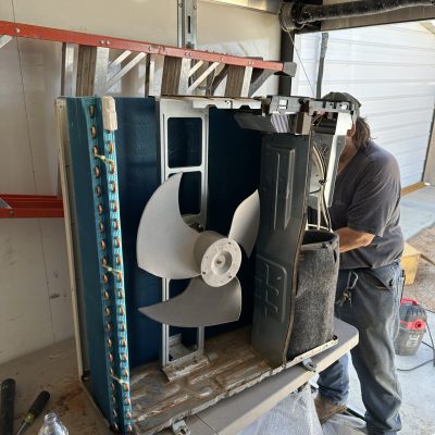 Repaired mini split condenser in Shallowater, TX by KD’s Heat & Air